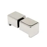 T�rknopf Glast�r zweiseitig 47-41064 Chrom Design