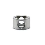 Edelstahl Design Adapter f�r Mittelst�tze Stab �10mm