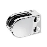 Glasklemme 27 - Flachmontage - Glas 6-8,38 mm - Chrom Design