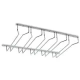 Edelstahl Design Gl�serhalter 5-fach - 350 mm