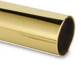 Messing Design Rohr 76,2mm - Zuschnitt nach Wunsch