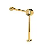 Messing Design Fusslauftr�ger Rohr 38,1 mm 20-0104