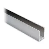 Alu U-Profil 30x20x30mm Edelstahl Design - ganze Lnge 200 cm