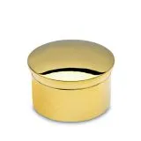 Messing Design Rohr 50,8 mm Endkappe gew�lbt