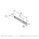 Anthrazit Design Design Handlaufhalter flach & Rohr Blindmontage