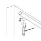 Messing matt Design Abstandshalter flach f�r Rohr 38,1 mm