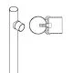 Messing Design Rohradapter f�r Rohr 38,1 mm