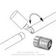 Chrom Design Rohr � 38.1 mm - ganze L�nge 200 cm