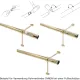 Chrom Design Fusslaufhalter Rohr 38,1 mm 20-0104