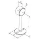 Chrom Design Rohrhalter lang f�r Rohr 25,4 mm