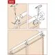 Messing matt Design Rohrhalter f�r Rohr 38,1 mm