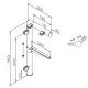 Hustenschutz Pfosten 20-131-38 -45� - Rohr � 38.1 mm - Edelstahl Design
