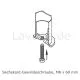 Hustenschutz Pfosten Edelstahl 20x20 - 20-162120 - links