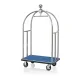 UNITY - Gepckwagen - Luggage Trolley - Chrom-Design/blau
