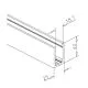 Alu U-Profil 40x25x40mm roh unbehandelt - ganze L�nge 200 cm