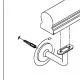 Messing Design Handlaufhalter flach & Rohr Blindmontage