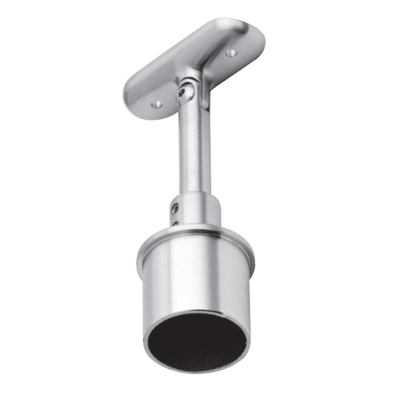 Edelstahl Rohrstütze Für 63 Mm Rohre - Rohrbandschelle Mit Schrauben, 2 Stück (wand-/deckenmontiert)
