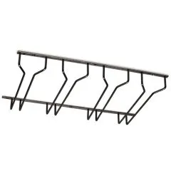 Anthrazit Design Glserhalter 4-fach - 350 mm