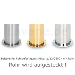 Messing Design Rohr 19,0 mm Rohrbefestigungshlse