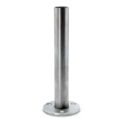 Edelstahl Innenrohr mit Flansch fr Rohr 25,4 mm - hoch