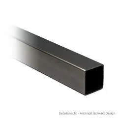 Hustenschutz Pfosten Anthrazit schwarz 20x20 - 20-162120 - links