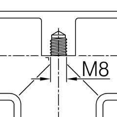 Messing Design Rohrverbinder T fr Rohr  25,4 mm