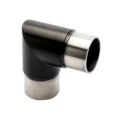 Anthrazit Design Rohr 25.4 mm Rohrwinkel 90