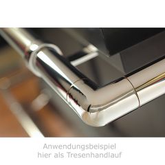 Chrom Design Rohr  38.1 mm - ganze Lnge 200 cm