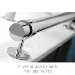 Chrom Design Rohr  25.4 mm - ganze Lnge 200 cm