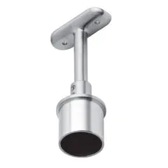 Edelstahl Rohrsttze 90 Hhe einstellbar Edelstahlrohr 42.4 mm