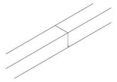 Edelstahl Rohrverbinder Vierkantrohr 35x35 mm - roh