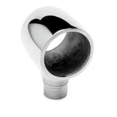 Chrom Design Rohr 38,1 mm Kugelrohradapter 1x90