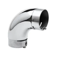 Chrom Design Rohrverbinder 90 fr Rohr 101,6 mm