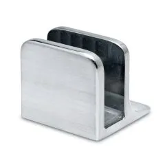 Glasplattentrger 221310 Edelstahl Design Glas 06-10 mm Wandmontage