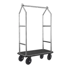 VOYAGER - Gepckwagen - Luggage Trolley - Edelstahl/schwarz