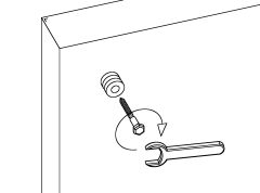 Chrom Design Abstandshalter flach fr Rohr 38,1 mm