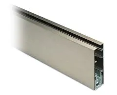 Alu Glasprofil 107x30x170mm - Glas 8-8,76mm - CNS Design - 200cm