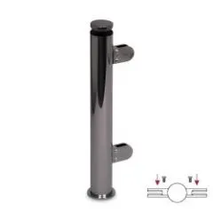 Hustenschutz Pfosten 20-110-25 mitte - Rohr  25.4 mm - Anthrazit Design