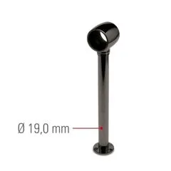Anthrazit Design Fulauf- oder Rohrhalter Rohr 25,4 mm 20-2100