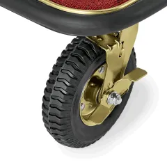 DRIFT - Gepckwagen - Luggage Trolley - Titanium-Gold/Rot