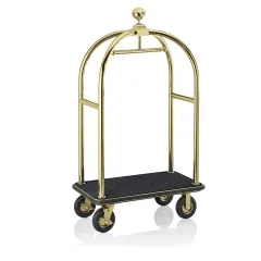 DRIFT - Gepckwagen - Luggage Trolley - Titanium-Gold/Schwarz