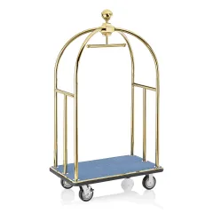 UNITY - Gepckwagen - Luggage Trolley - Titanium-Gold/BLAU