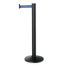 Abgrenzungsstnder schwarz - ECO-J Gurtband BLAU 3m