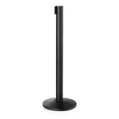 Abgrenzungsstnder schwarz - ECO-J Gurtband BLAU 3m
