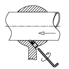 Edelstahl Design Rohrhalter gewlbt fr Rohr 25,4 mm