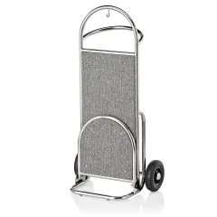 Gepck Transportkarre 610x705 mm - Chrom Design - GRAU