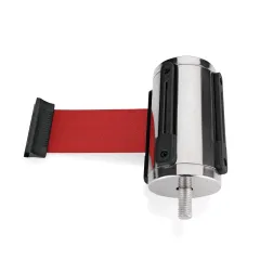 Gurtband ROT 2m fr Chrom Design Abgrenzungspfosten - PRO-H