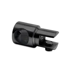 Anthrazit Design Rohrhalter geschlossen fr Rohr  19 mm