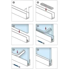 Verglasungsdichtung fr Glasstrke 08,00 - 08,76 mm - 50 m