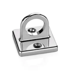 Wandhalter fr Taue und Kordeln - Chrom Design